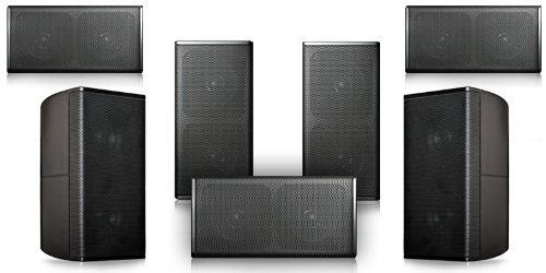 Pure Resonance Audio 7.1 Surround Sound Home Theater UniSat Mini Cube Speaker System Black Brackets Included Pure Resonance Audio 7.1 Surround Sound Home Theater UniSat Mini Cube Speaker System Black Brackets Included