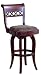Berkline Family Dining Nutmeg Brown Cherry 26-Inch Tristan Swivel Barstool