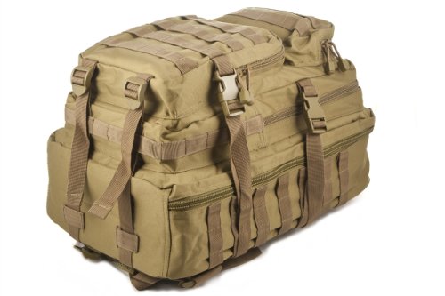 Camouflage Militaire Armée Sac à dos US assault pack 50L MOLLE Coyote