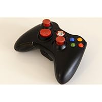 Xbox 360 Modded Controller 10 Mode Rapid Fire wireless with Red D-pad, Led, and Thumb Sticks For COD Ghost, MW3, Black Ops 2