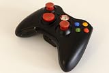 Xbox 360 Modded Controller 10 Mode Rapid Fire Wireless with Red D-pad, Led, and Thumb Sticks!