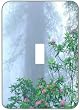 Light Switchplate Cover - Single Toggle - Metal-Designer Switch Plate: Flowers/Flowers/Floral - (SCSFL-014)