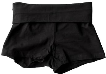 Fold Over Solid or 2 Color Yoga Shorts