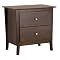 Manhattan 2-Drawer Night Table - Espresso