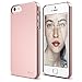 iPhone SE case, elago [Slim Fit 2][Soft Feel Rose Gold] - [Light][Minimalistic][True Fit] - for iPhone SE/5/5S