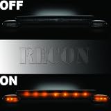 Recon 264156BK Smoked Cab Roof Lights - 07.5-12 Chevy Silverado/GMC