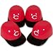 CINCINNATI REDS MINI BATTING HELMET ICE CREAM SNACK BOWLS 4PK