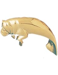 Dazzlers Solid 14k Gold Manatees Sea Cow Charm Pendant Available in three colors from jewelsberry (weights: 12.8 grams only)