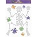 Skeleton Glitter Large Gel Cling