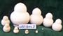 Plain Blank Unpainted Russian Nesting Doll *Paint yourself. Surprise your guests" 10 pc / 2 in / baby doll 1 mm #u-510m