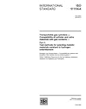 ISO 11114-4:2005, Transportable gas cylinders - Compatibility of cylinder and valve materials with gas contents - Part 4: Test methods for selecting metallic ... resistant to hydrogen embrittlement