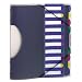 Pendaflex(R) Poly Desk Organizer, Blue