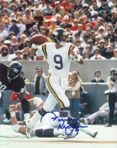 Tommy Kramer Signed Vikings 8x10 Photo