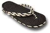 Gurkee's Rope Sandals Tobago Black/Tan Size 10W