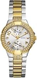 GUESS Status In-the-Round Watch - Two Tone