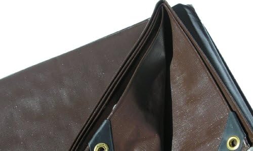 Super Heavy Duty Brown Tarp 8 OZ., 25'x45'