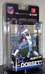 McFarlane Toys NFL Legends Series 6 - Tony Dorsett White Jersey Dallas Cowboys Action Figure