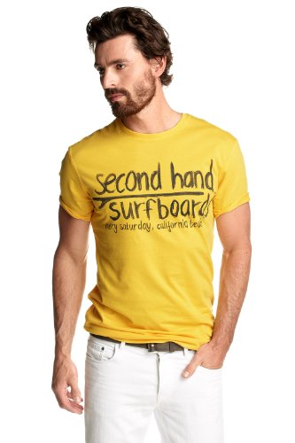 edc by ESPRIT Herren T-Shirt 052CC2K003, Gr. 58 (XXL), Gelb (factory yellow 739) Preisvergleich