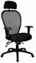 Boss Norstar B6008HR Mesh Back Office Ergonomic Desk Chairs With Headrest