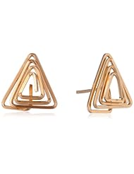 by boe 3D Pyramid Stud Earrings