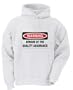WARNING BEWARE OF THE QUALITY ASSURANCE Youth Hooded Sweatshirt (for Kids) in Various Colors