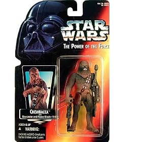 Star Wars Power of the Force Chewbacca Red Card Action Figure