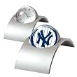 New York Yankees Spinning Desk Clock MLB Baseball