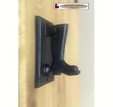 Outdoor Living : Iron Wellington Boot Door Knocker. Perfect for the keen gardener!