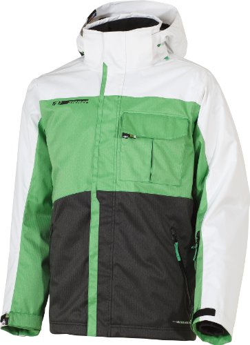 Ziener Herren Skijacke SUNDSVALL Freeride, black HB/white HB, 56