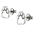 Sterling Silver Paw Stud Earrings