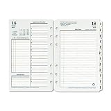 Original Planner Refill, Two Pages Per Day, 4-1/4 x 6-3/4