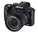 Samsung NX11 Systemkamera (14,6 Megapixel, 7,6 cm (3 Zoll) Display, bildstabilisiert) inkl. 18-55 mm II OSI i-Function Objektiv schwarz