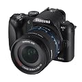 Samsung NX11 Systemkamera (14,6 Megapixel, 7,6 cm (3 Zoll) Display, bildstabilisiert) inkl. 18-55 mm II OSI i-Function Objektiv schwarz