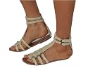 Womens Stone Gladiator Flats Sandals Ladies Shoes Size 3-8