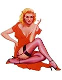 The Stocking Parade Mans Ruin Vintage Classic PinUp Girl Retro Cover Art Poster Without Text