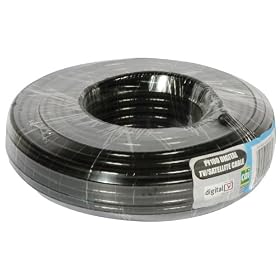 Philex 27636R25 - PF100 Black Digital Satellite/TV Cable - 25 Metres