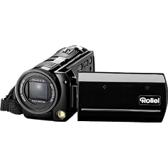 Rollei Movieline SD 80 Camcorder (5 Megapixel Kamera, 7,62 cm (3,0 Zoll) TFT-Display, Full HD, 8-fach optischer Zoom, USB 2.0) schwarz