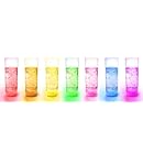 Ivation Glow Glass Waterproof Multi Color LED Light-Up Wine Cup