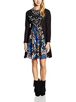 Peace & Love Vestido (Negro / Azul)