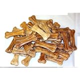 35 pcs of 4-1 2 Pressed Rawhide Bones