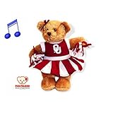 Oklahoma OU University Cheerleader Bear With Fightsong