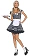 Sexy 50's Waitress Costume - Womens M-L (8-12)