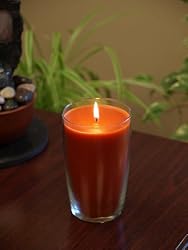 Filled Candle in Carmona Jar- Pumpkin Pie Scent, 19 oz