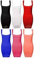 Womens Ladies Sleeveless Pleated Rib Bandage Bodycon Stretch Mini Party Dress