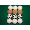 12 Kickerb�lle (4x3), 4 verschiedene Sorten
