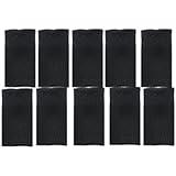 Black Stretchy Finger Sleeve Protector 10 Pcs