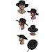 ISEYMI Sun Hat Multifunctional Outdoor Safari Hat Wide Brim Caps Sunblock Fishing Hat Bucket Mesh Boonie Hat UPF50+ Light Gray