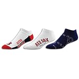 Red Sox For Bare Feet MLB 3pk Distressed Socks