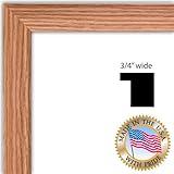 IMAGE OF 18x18 / 18 x 18 Oak Picture Frame - NEW .. .75'' wide