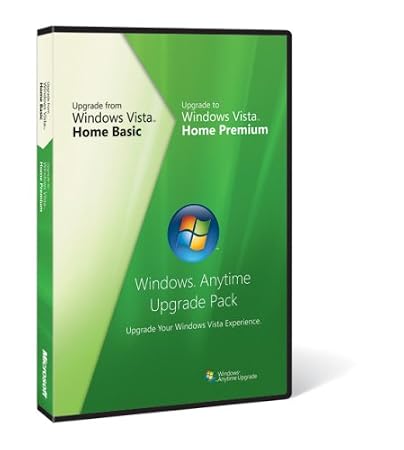 Microsoft Windows Vista Anytime Upgrade Pack [Vista Home Basic to Vista Home Premium]